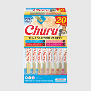 INABA Churu Tuna Seafood Variety Box Cat Treats
