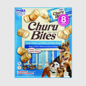 INABA Churu Bites Chicken Wraps With Cheese Recipe Dog Treats