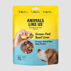 ANIMALS LIKE US Grass-Fed Beef Liver Freeze Dried Dog Treats