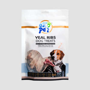 OKO PET Veal Ribs Dog Treats 65g