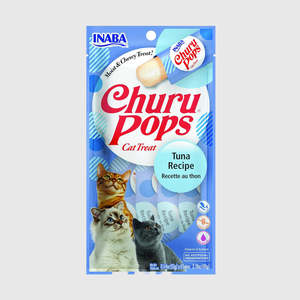 Cat: INABA Churu Pops Tuna Recipe Cat Treats