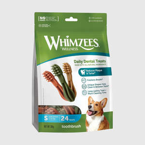 Dog: WHIMZEES Toothbrush Dental Dog Treats