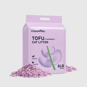 Cat Litters: Fukumaru Tofu Cat Litter Lavender