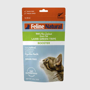 Feline Natural Lamb Green Tripe Freeze Dried Cat Food Booster