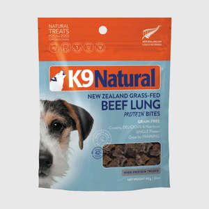 K9 Natural Beef Lung Protein Freeze Dried Dog Treats