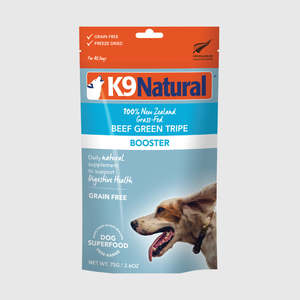All Available: K9 Natural Beef Green Tripe Freeze Dried Dog Food Booster