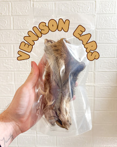 Dog Treats: Venison Ears With fur