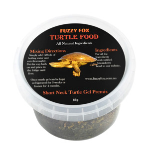 Reptiles: Fuzzy Fox Short Neck Turtle Mix 65g