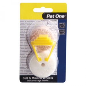 Small Animal Toys: Pet One Salt & Mineral Wheels
