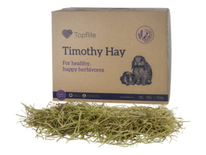 Rabbit Guinea Pig Food: Topflite Timothy Hay Box 4.5KG