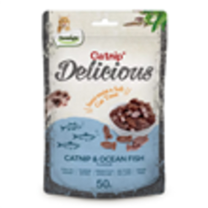 Dentalight Cat Treat Catnip & Ocean Fish Flavour 50g