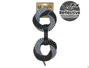 BLITZ DOUBLE BRAIDED  RING GREY