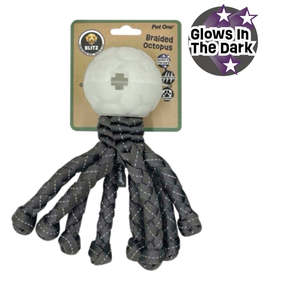BLITZ OCTOPUS W GLOW  IN THE DARK BALL GREY (MEDIUM)