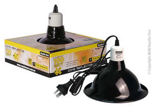 Reptiles: Reptile One Heat Lamp Ceramic Reflector (Up To 100W E27)