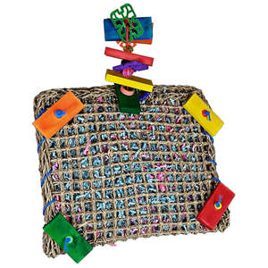 Birds: A&E Vine Mat Forage Pouch 35x30cm
