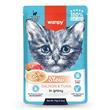 Wanpy Kitten Pouch 70g Salmon and Tuna Stew 10pk