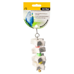 Birds: Avi One Bird Toy - Mineral Star Kabob 18x5.5x5cm