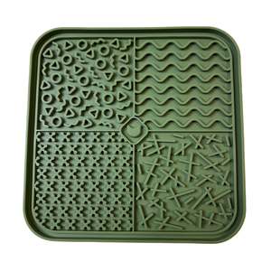 Waggin Tails Slow Feeder Snack Mat Olive 20cm