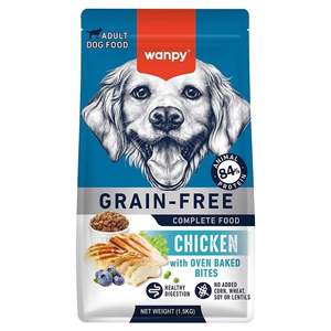 Wanpy Grainfree Dog Chicken Recipe 1.5kg
