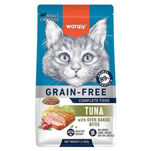 Cats: Wanpy Cat 1.5kg Grain Free Tuna Recipe