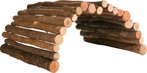 Small Animals: Trixie Flexible Wooden Bridge 51x30cm