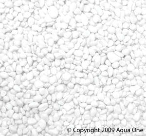 Fish: Aqua One Gravel - White 1kg (7mm)