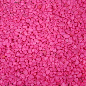 Fish: Aqua One Gravel - Pink 1kg (7mm)