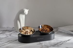 PETKIT FRESH NANO - 15° ADJUSTABLE FEEDING METAL DUAL BOWL