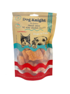 New: Dog Knight Freeze Dried King Salmon Bites 100g