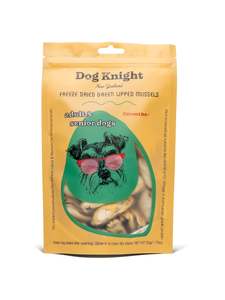 New: Dog Knight Freeze Dried Green Lipped Mussels 50g