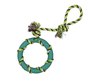 Pet Accessories: Rubber Ring  Dog Pull Rope Toy