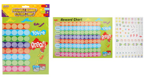 Arts Crafts: Chart Reward, With Reusable Stick Stickers