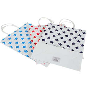 Arts Crafts: Star Gift Bag Jumbo 3 Asst Col