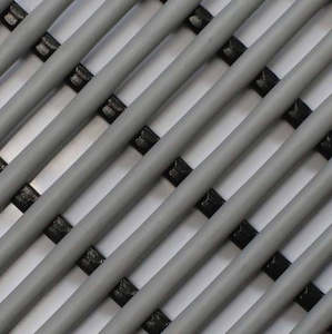 Carpets Etc: Tube Mat, 900mm Wide, Grey