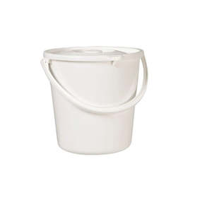 Taurus: Taurus Nappy Bucket, 20L White with Lid