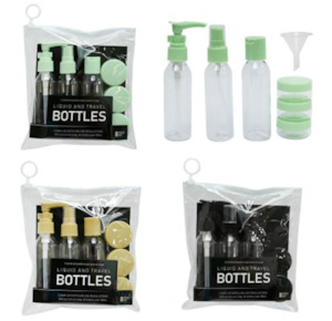 First Aid: Travel Bottle 8 Piece Set