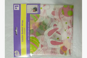Easter: Easter Basket Wrap 56x63.5cm Bunnies