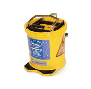 Buckets: Bucket with, Castors, Foot Operated 16 Litre
