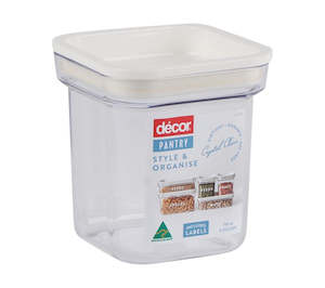 End Of Line Decor Kitchenware: Modular Square, 710ml, Clear Decor
