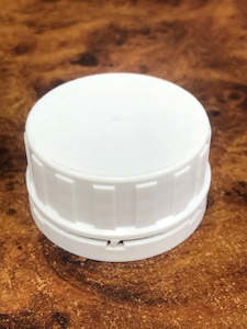 Industrial: Tamper Evident Cap 38/40mm C/S PE White