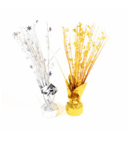 5 Clearance: Party Table Center Piece - Silver