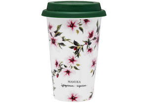 Travel Mug, Flowers of NZ Manuka