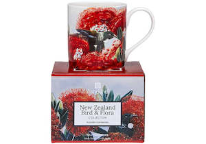 City Mug, NZ Bird & Flora Tui12