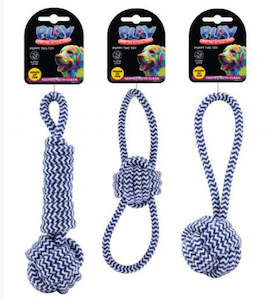 Pet Accessories: Puppy Tug Toy W Ball