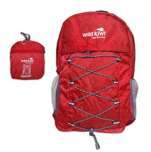 Camping: Packable Backpack, Red