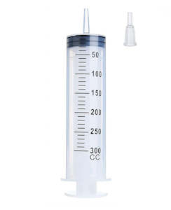 First Aid: Transparent Syringe, 300ml