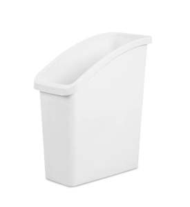 Rubbish Bins: Sterilite Under Sink Waste Basket – White