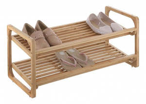 William’s Ware Bamboo 2 Tier Shoe Rack