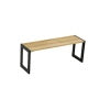 Shelving Displays: LTW Black & Bamboo Shelf 70 x 13cm