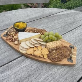 Storage: Bamboo Tapas Board With Handles
